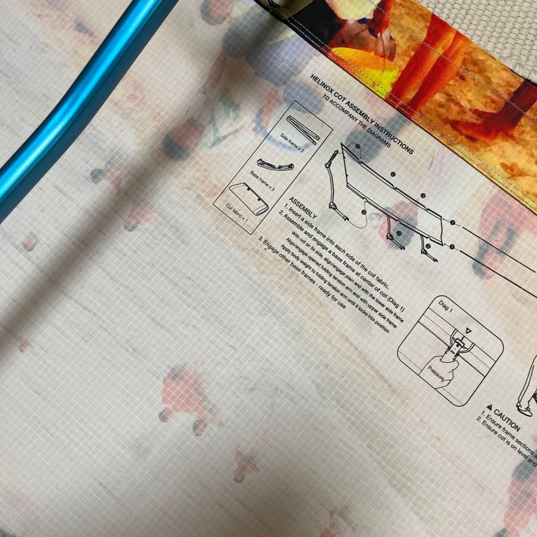 Helinox monroコラボ　コット