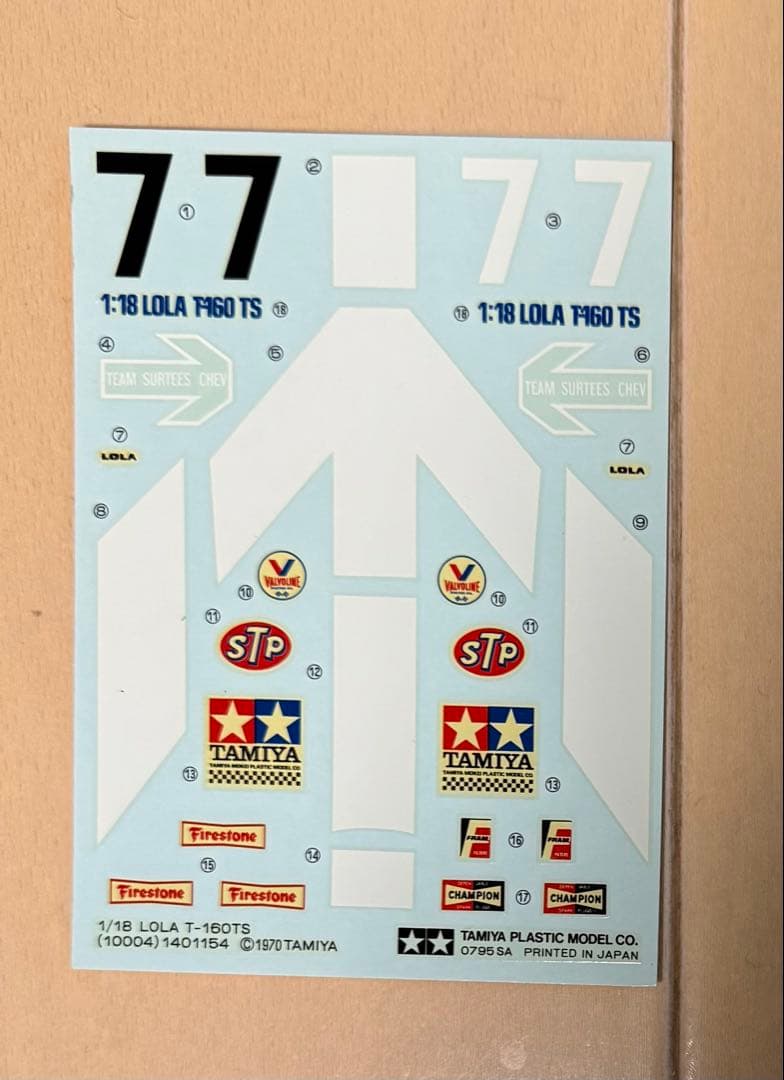 タミヤ マクラーレン M8A & ローラT160 TS 2個セット
