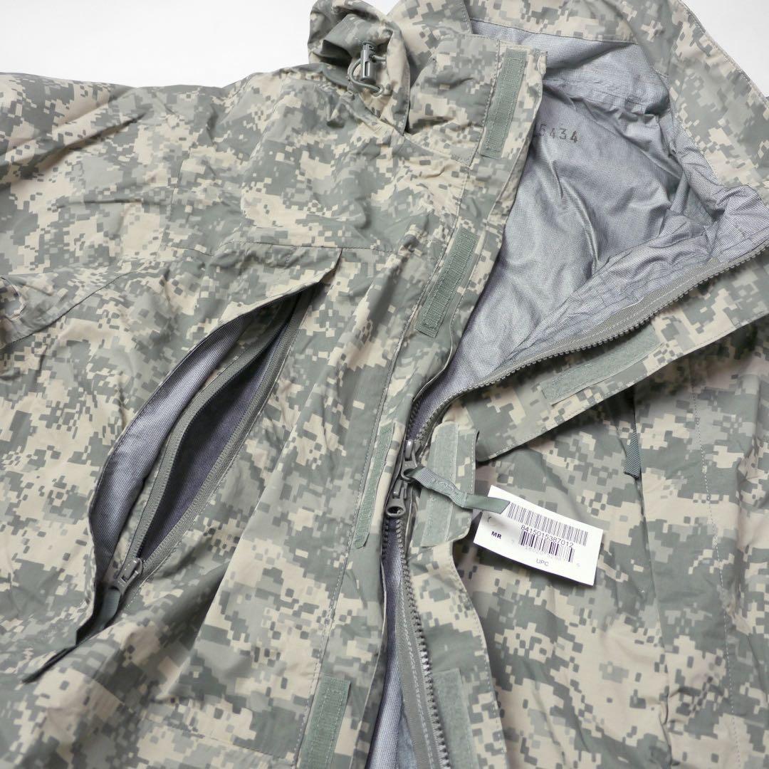デッド？米軍ECWCSミリタリー レイン ジャケット パーカー軍物デジカモ迷彩Ｍ