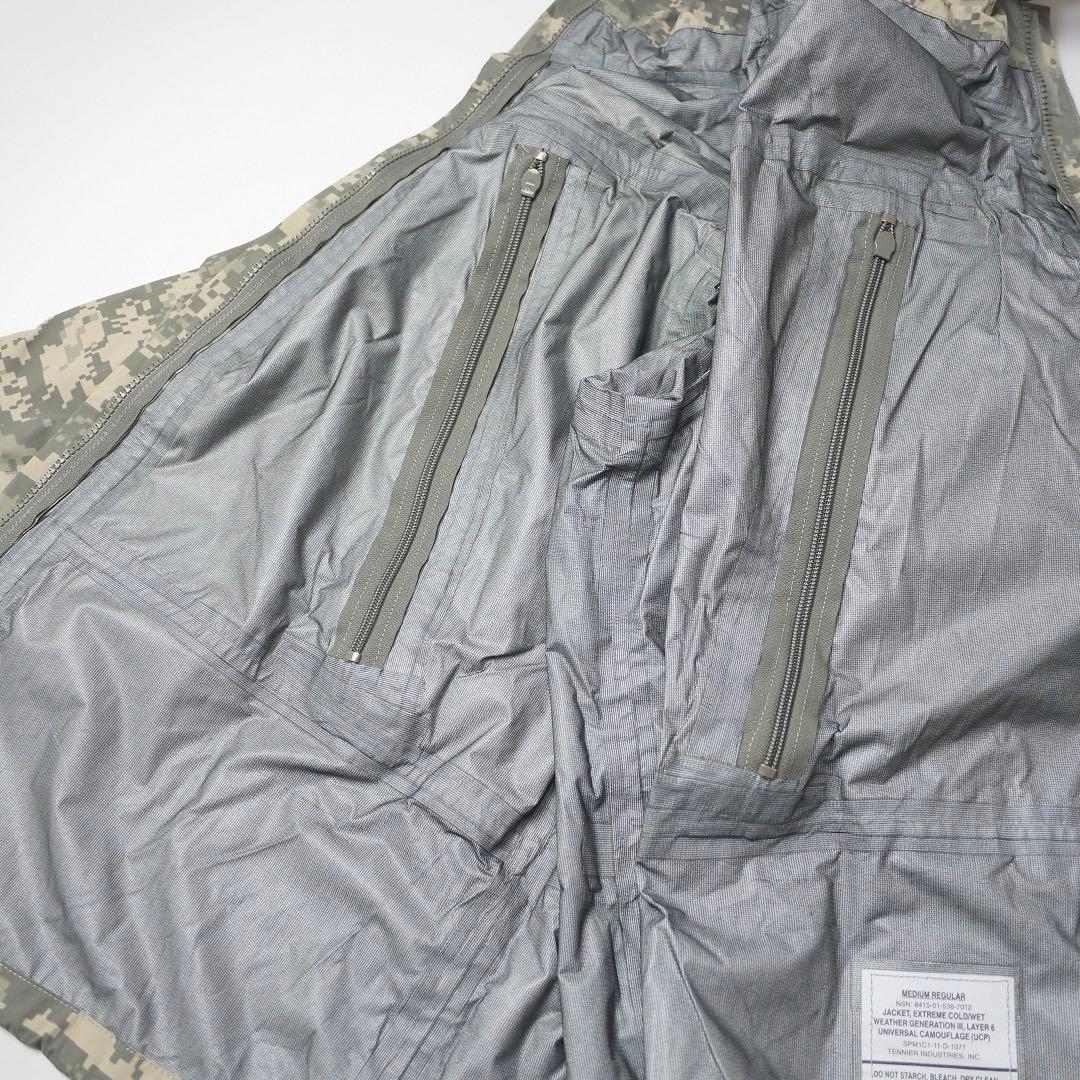 デッド？米軍ECWCSミリタリー レイン ジャケット パーカー軍物デジカモ迷彩Ｍ