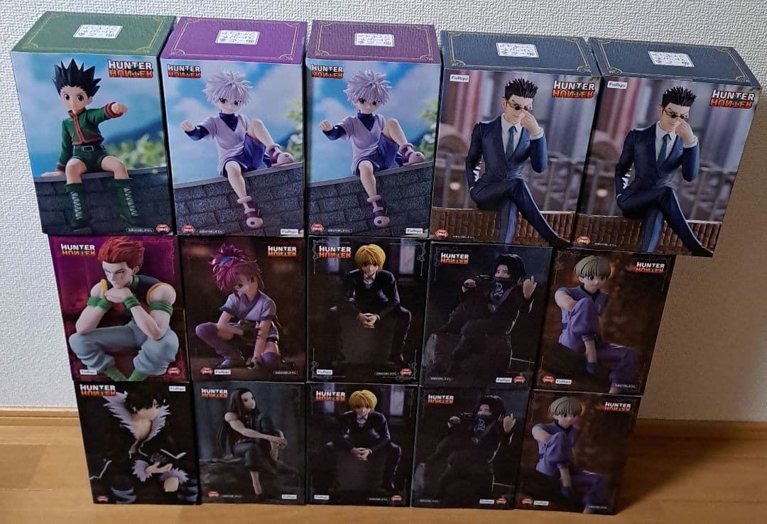 ハンターハンター フィギュア ゴン キルア クロロ クラピカ ヒソカ イルミ