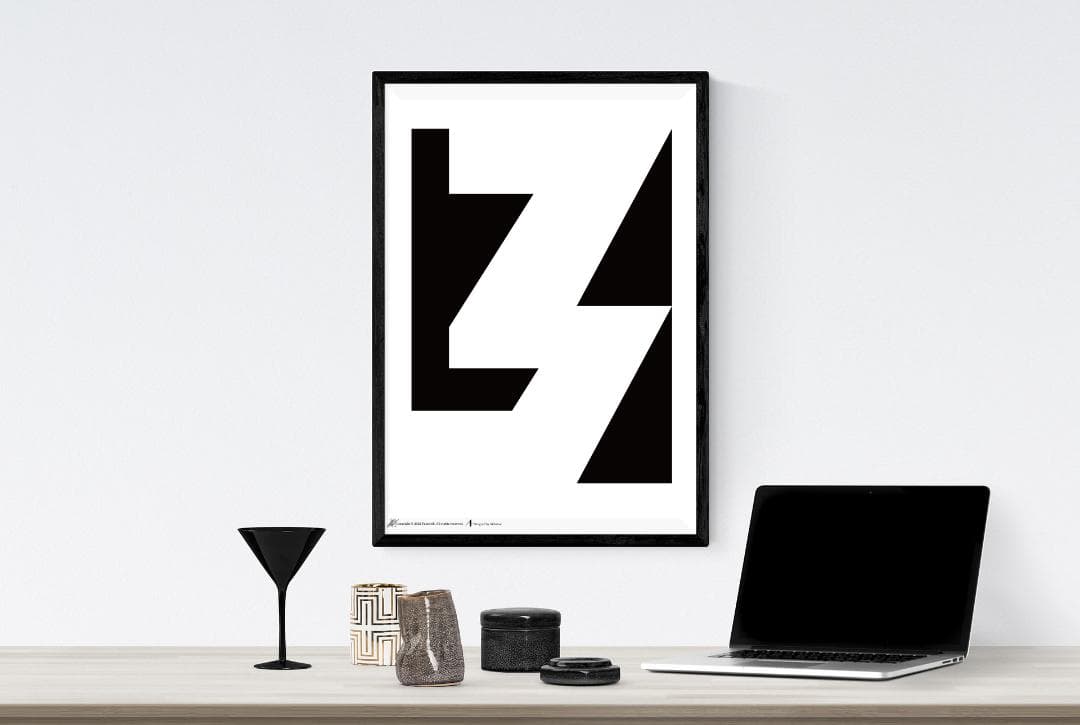 【新品】PASTELRIB アートポスター（A4サイズ）Seven two