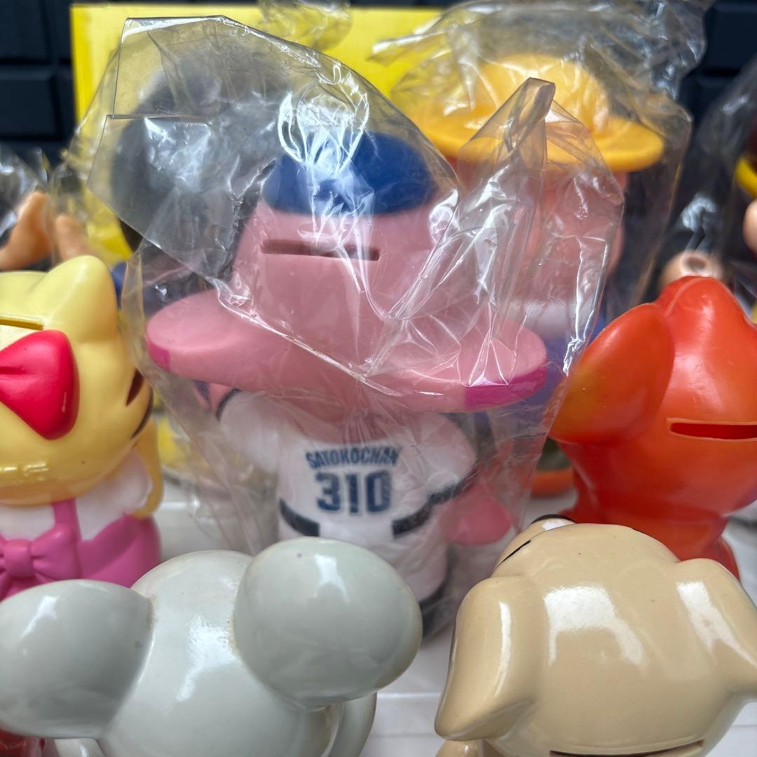 昭和レトロ 希少 レア ソフビ 貯金箱 セット 銀行  JA 12個 セット