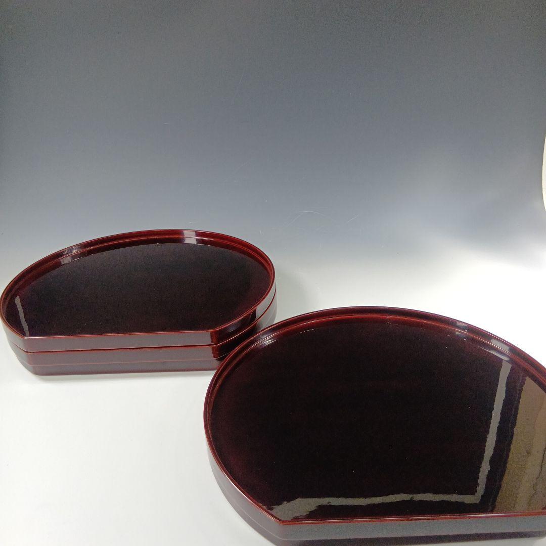 最終値下げ輪島塗　半月卓上膳　5枚　共箱