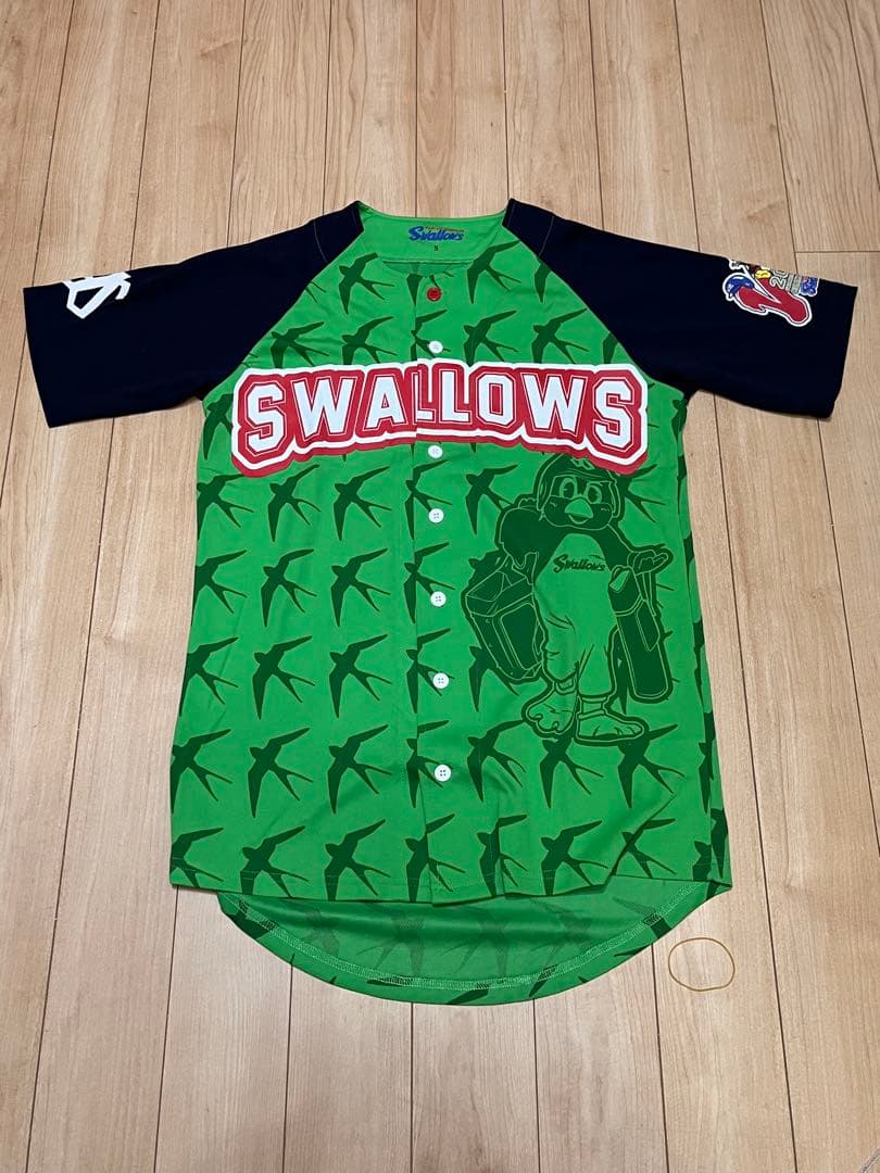 野球 ヤクルトスワローズ つば九郎 ユニフォーム フリーサイズ イースタン優勝