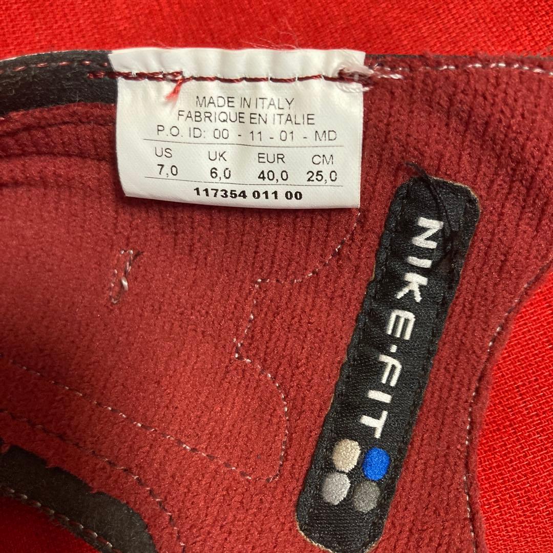 ローマ在籍時 中田英寿着用モデル ナイキ マッチマーキュリアル FG 25cm