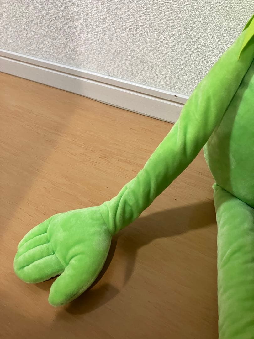 【セサミストリート】Disney ディズニー　カーミット 超特大 ぬいぐるみ