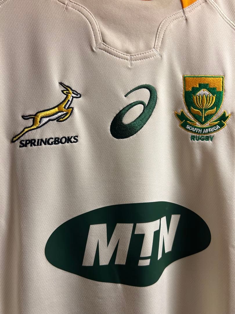 南アフリカ代表スプリングボクス20 アウェイラグビージャージ 日本L