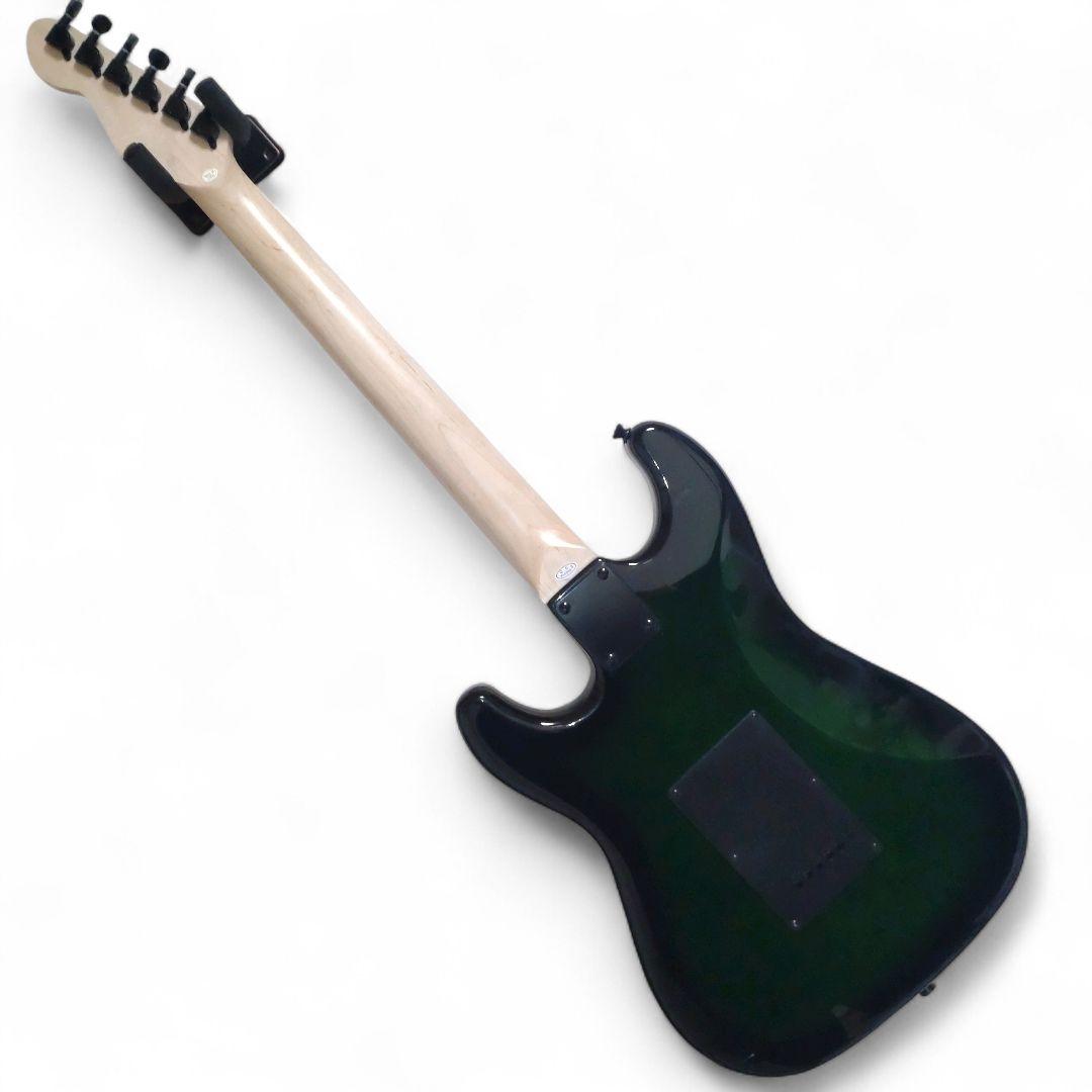 極美　SELDER　ST-16　エレキギター　ストラト　グリーン サンバースト