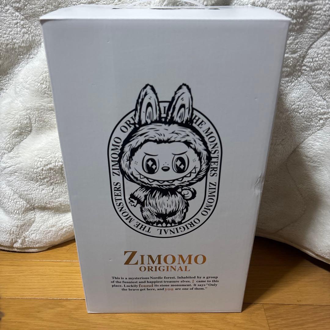 海外限定 ラブブ ジモモ ビッグサイズ 茶色白色セット38cm 頭ブブおまけ