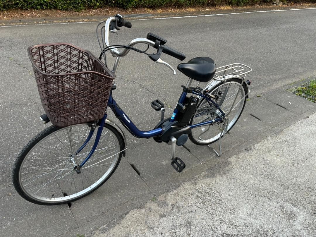 パナソニック 電動自転車 ビビ・SX 24型 内装3段 Pファインブルー