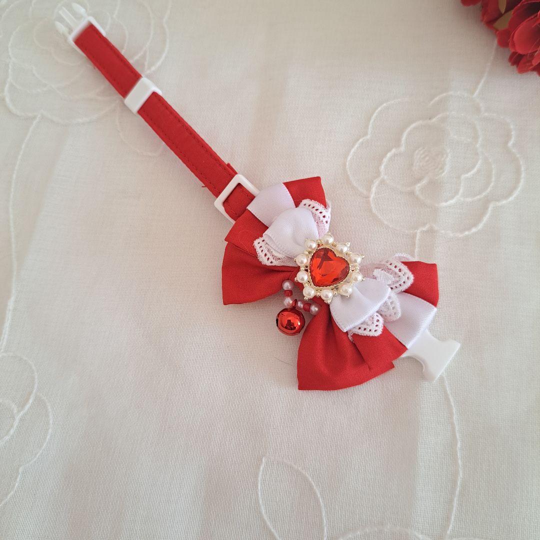 バレンタインBOX(赤)わんちゃん猫ちゃん用首輪