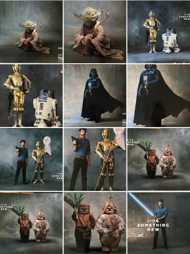 Panasonic スターウォーズ ジョージ・ルーカス 駅貼B全ポスター