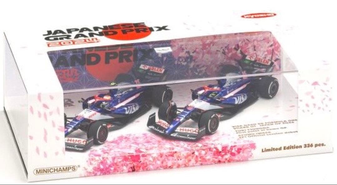 未開封！1/43 VCARB 角田 裕毅&岩佐 歩夢2024 F1日本GPセット