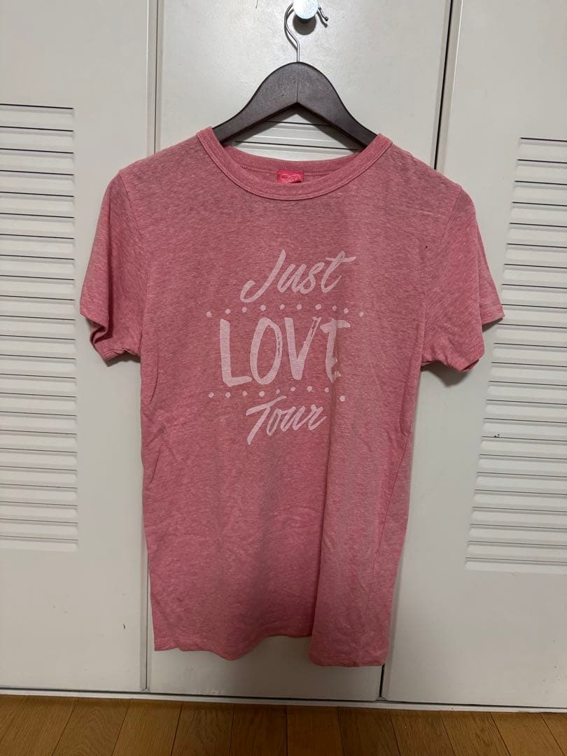 【新品未使用】Just LOVE Tour ピンク Tシャツ