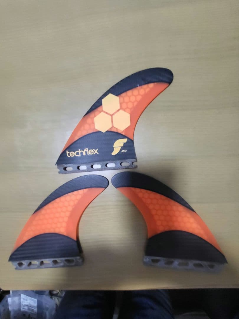 AM2 カーボンサーフボードフィン 3枚セット