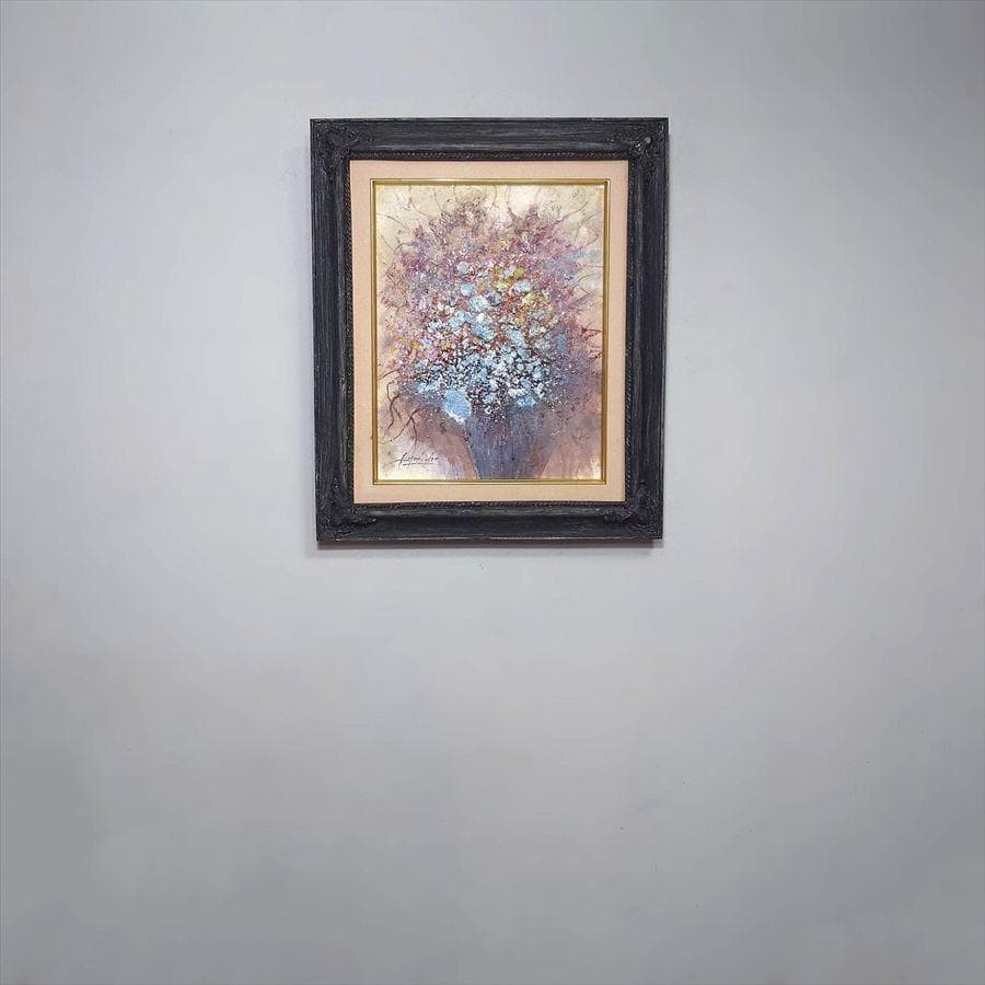 岡田旭峰（おかだ きょくほう） 「賛歌」1999年 油絵/F6号