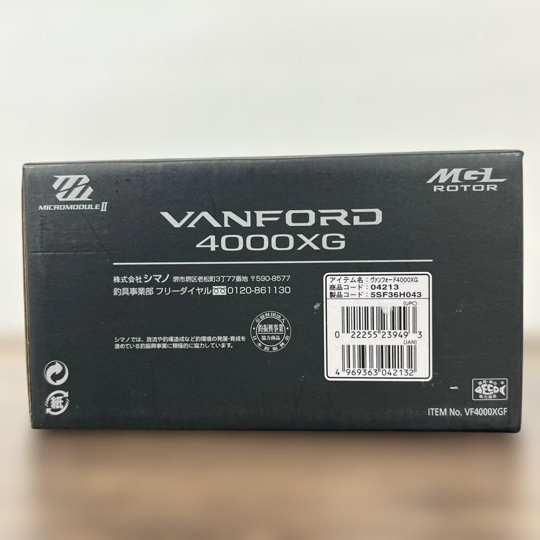 261398 シマノスピニングリール ヴァンフォード F 4000XG