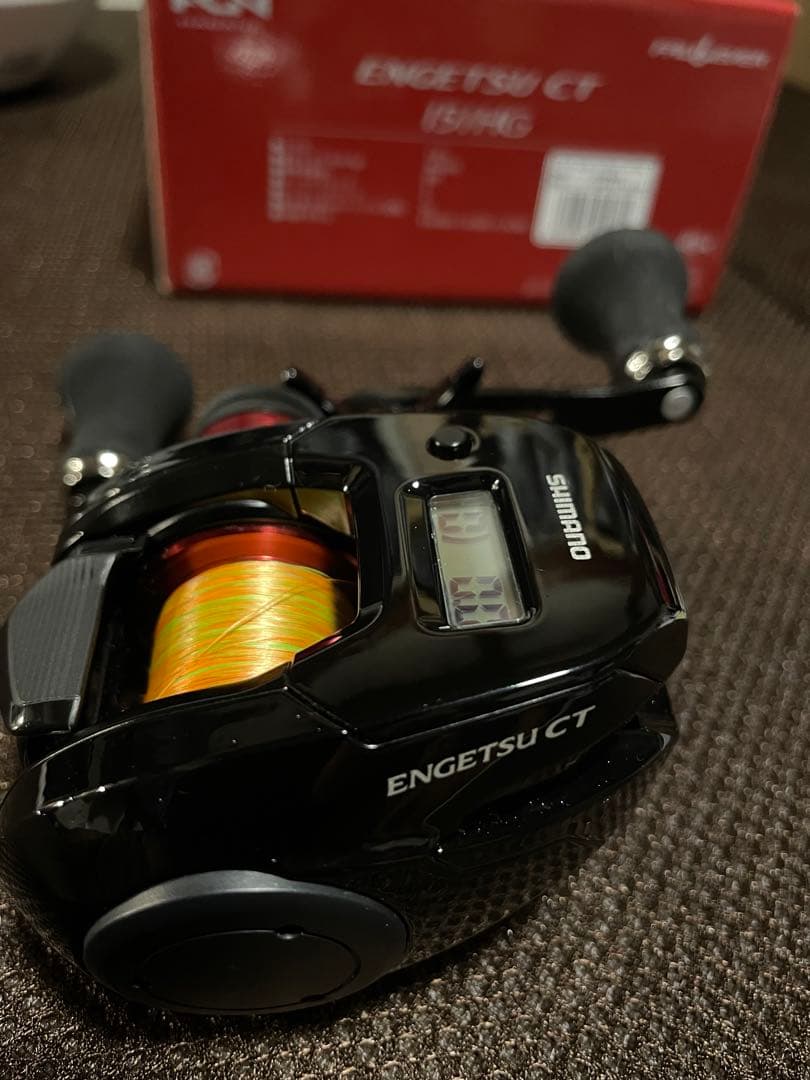 SHIMANO エンゲツCT 151HG PE0.6号、200m付き、美品