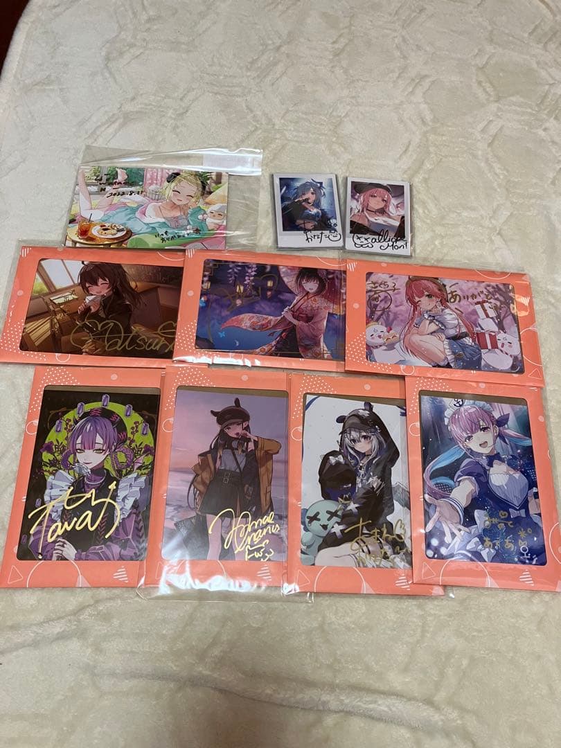 ホロライブ　直筆　ポストカード　チェキセット