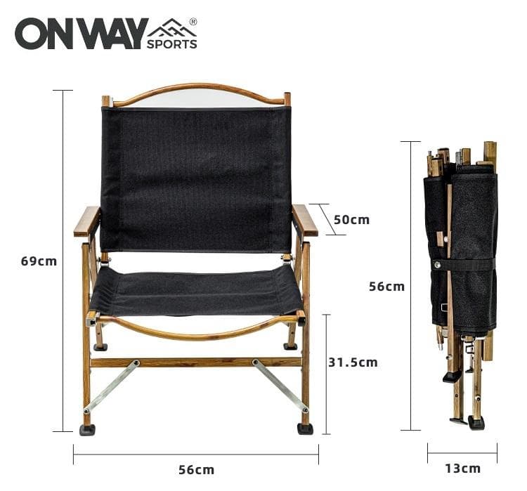 Simpleme ローチェア カーミットチェアOW-56C 収納ケース 黒