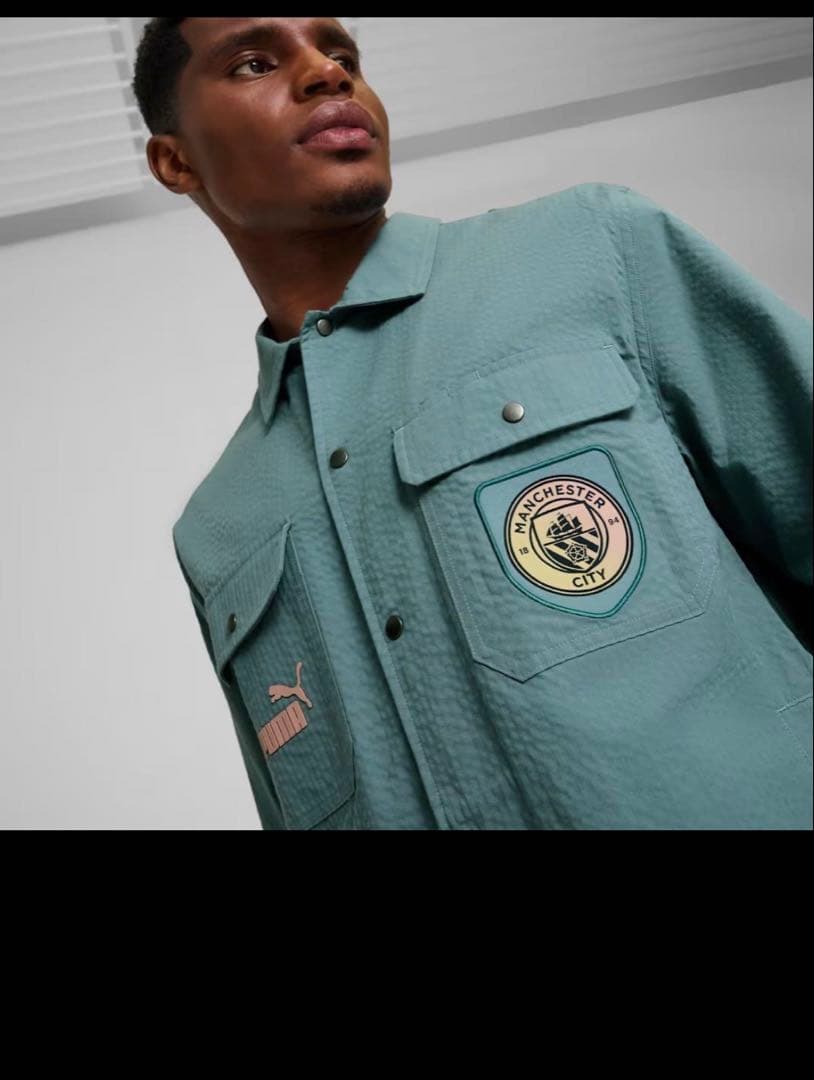 即完売‼︎ マンチェスター・シティー　ノエルギャラガー　オーバーシャツ