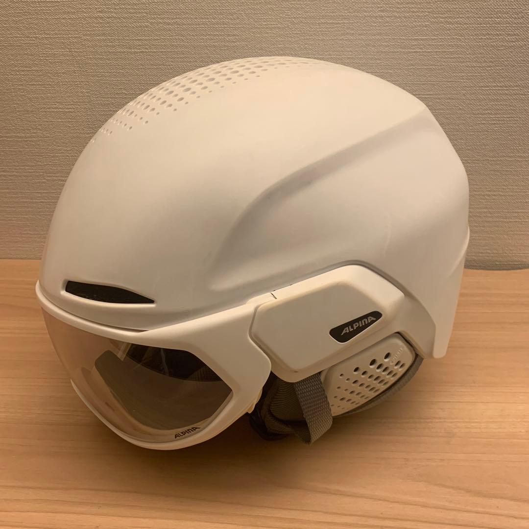 【値下げ】ALPINA スキー・スノーボードヘルメット ホワイト
