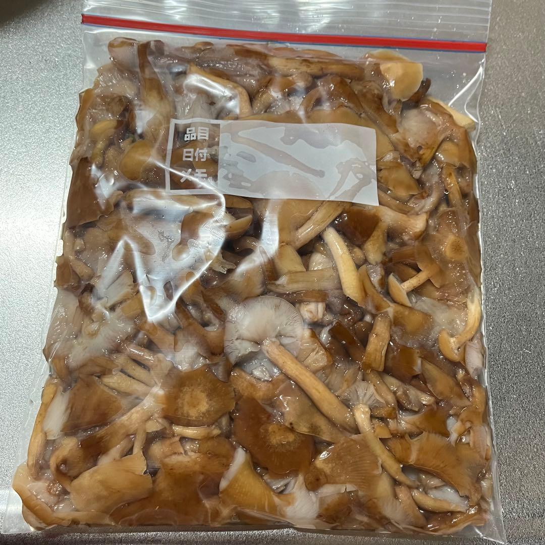 新潟県産天然ナラタケ 洗浄処理済み 約1.9kg クール便