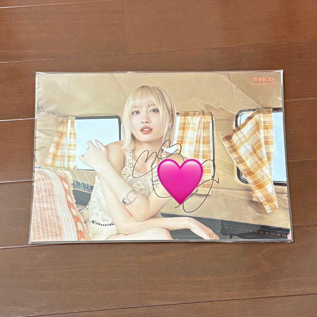 TWICE モモ TWICE5 直筆サイン