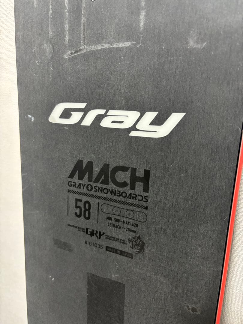 Gray MACH 58 スノーボード