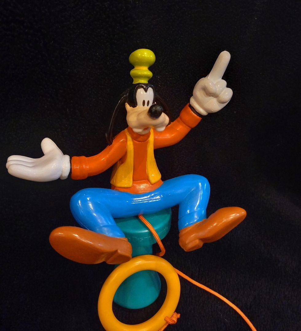レトロ　ディズニー　グーフィー　おもちゃ　フィギュア　ソフビ　希少　レア