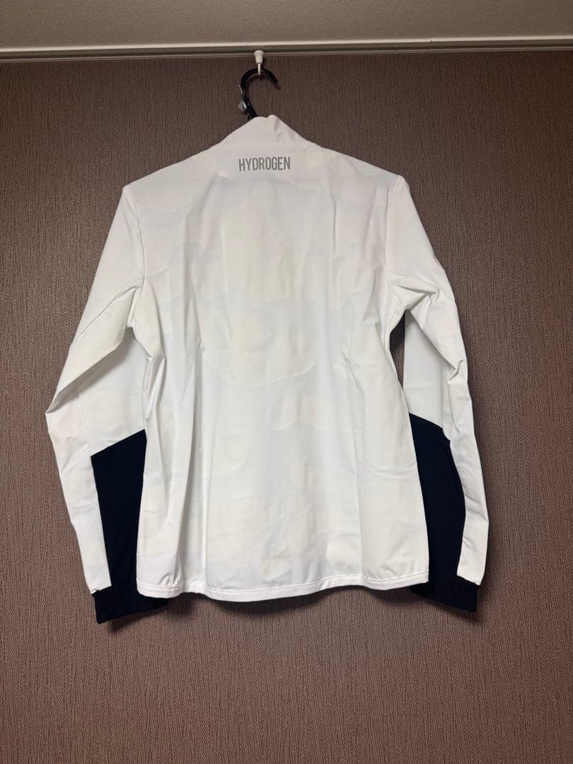 HYDROGEN ゴルフウェア　ホワイト/ネイビー