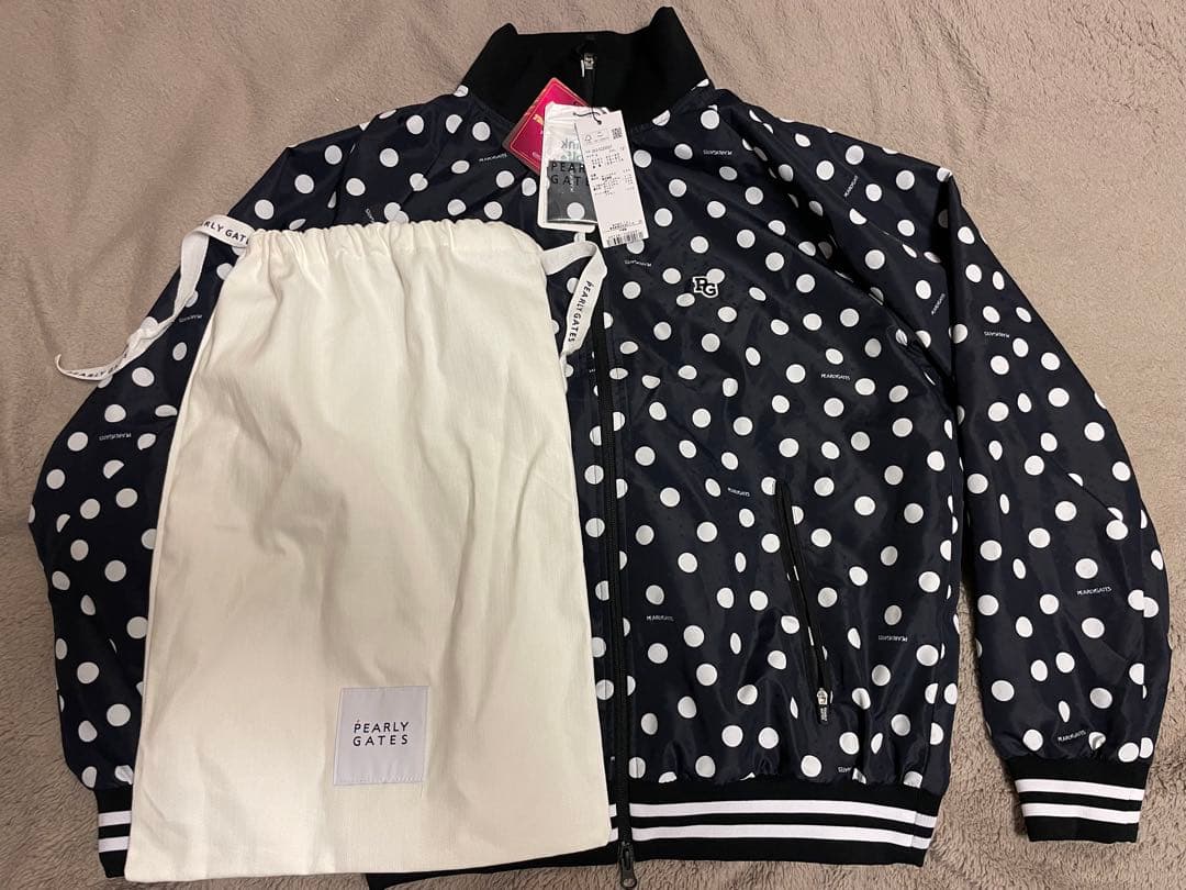 パーリーゲイツ PEARLY GATES ドット フルジップブルゾン ジャケット
