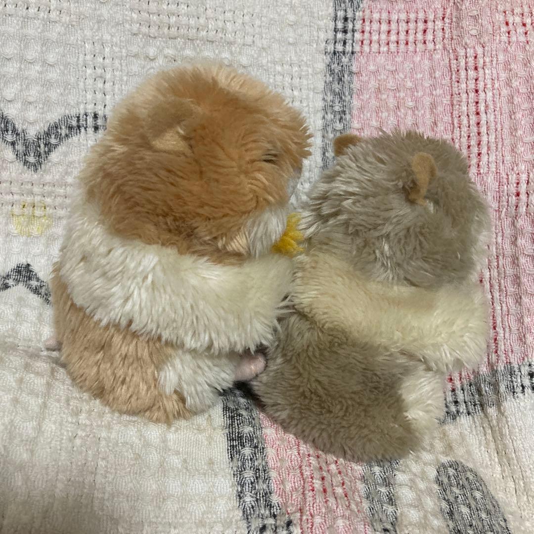 モンスイユ　ハムスター　ぬいぐるみ　2コセット 中古品　バラ売り不可