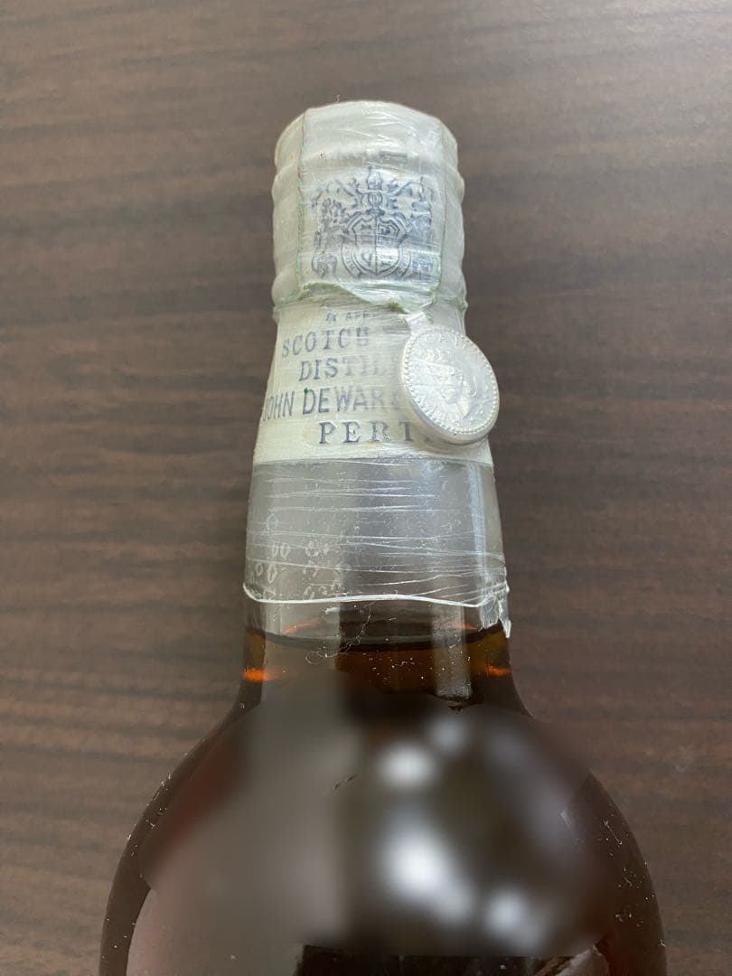 デュワーズ ホワイトラベル ティンキャップ 60年代