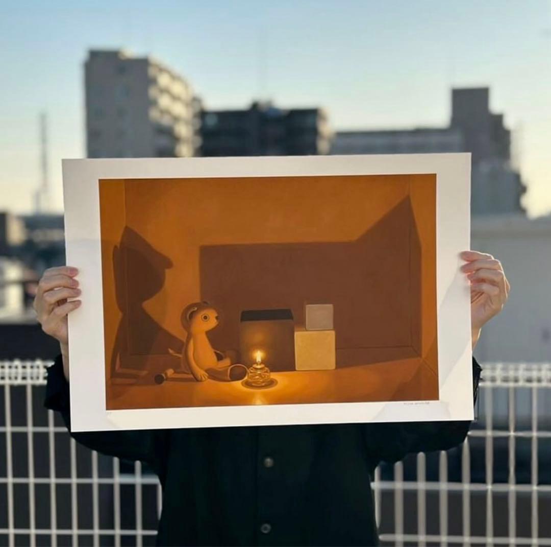 中村圭吾 サイン アート Living with light & shadow