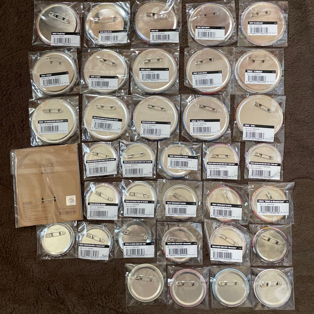 モモ　缶バッジ　缶バッチ　36点セット　まとめ売り