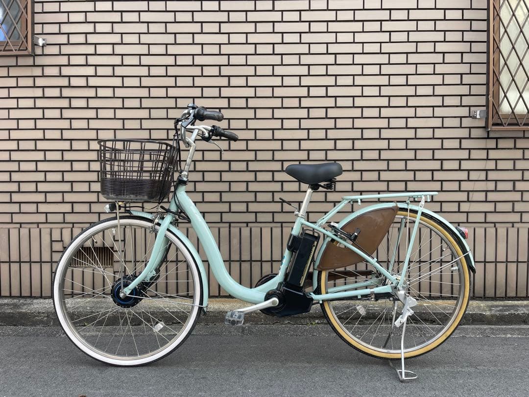電動アシスト自転車 ミントグリーン 26インチ