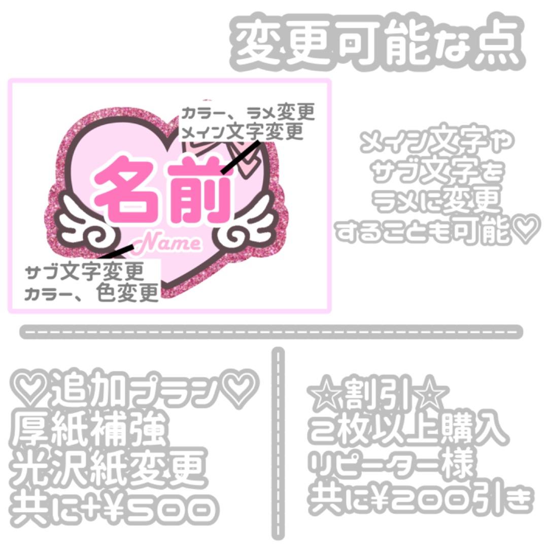 ネームボード ネームプレート うちわ文字 連結文字パネル セミオーダー 受付中