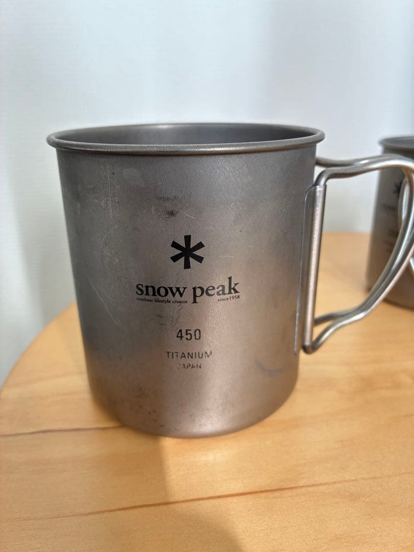  peak チタン マグカップセット 450ml 300ml 220ml