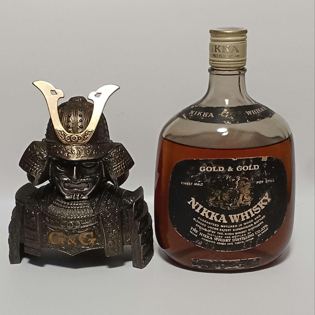 ニッカウヰスキー 「G&G」鎧兜 甲冑ボトルカバー　ボトル付き