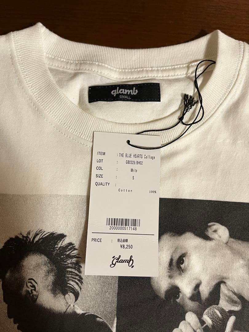 g*様 【新品未使用 S】 glamb×ブルーハーツ 40周年記念コラボ Tシャ