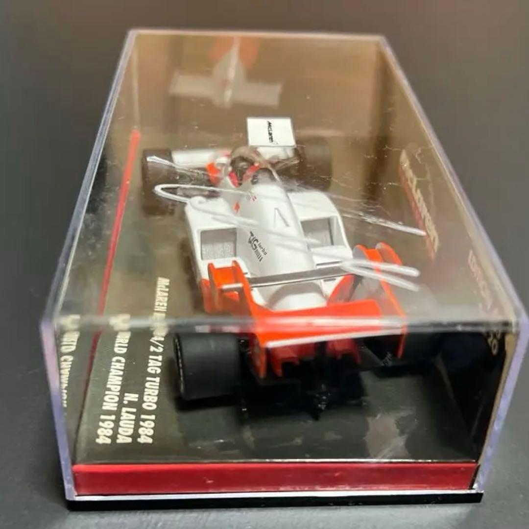 （貴重）F1 McLaren MP4/8 ニキラウダ直筆サイン入1/43