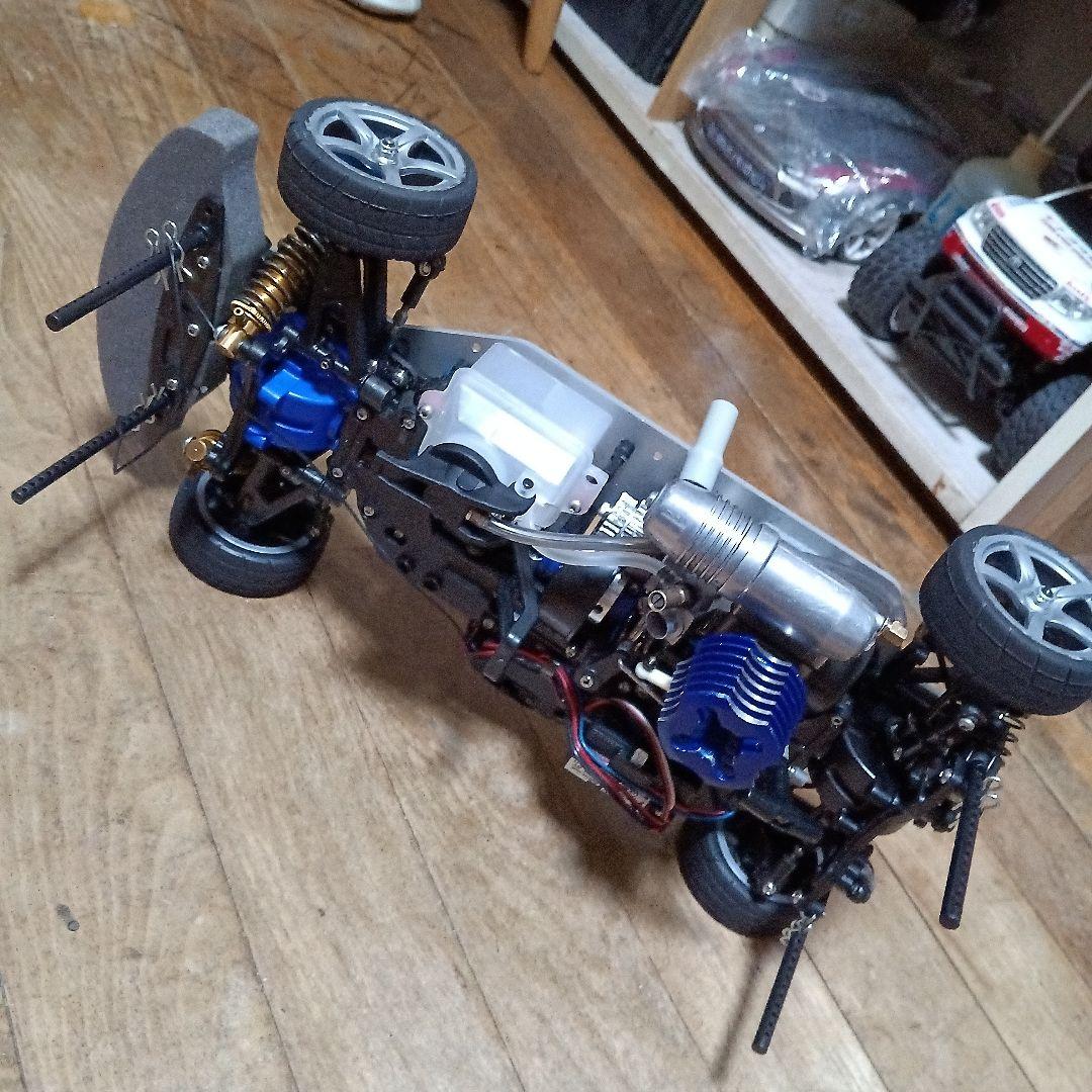 タミヤ製品・エンジンRCカー TG10-Mk.2(組立済み)