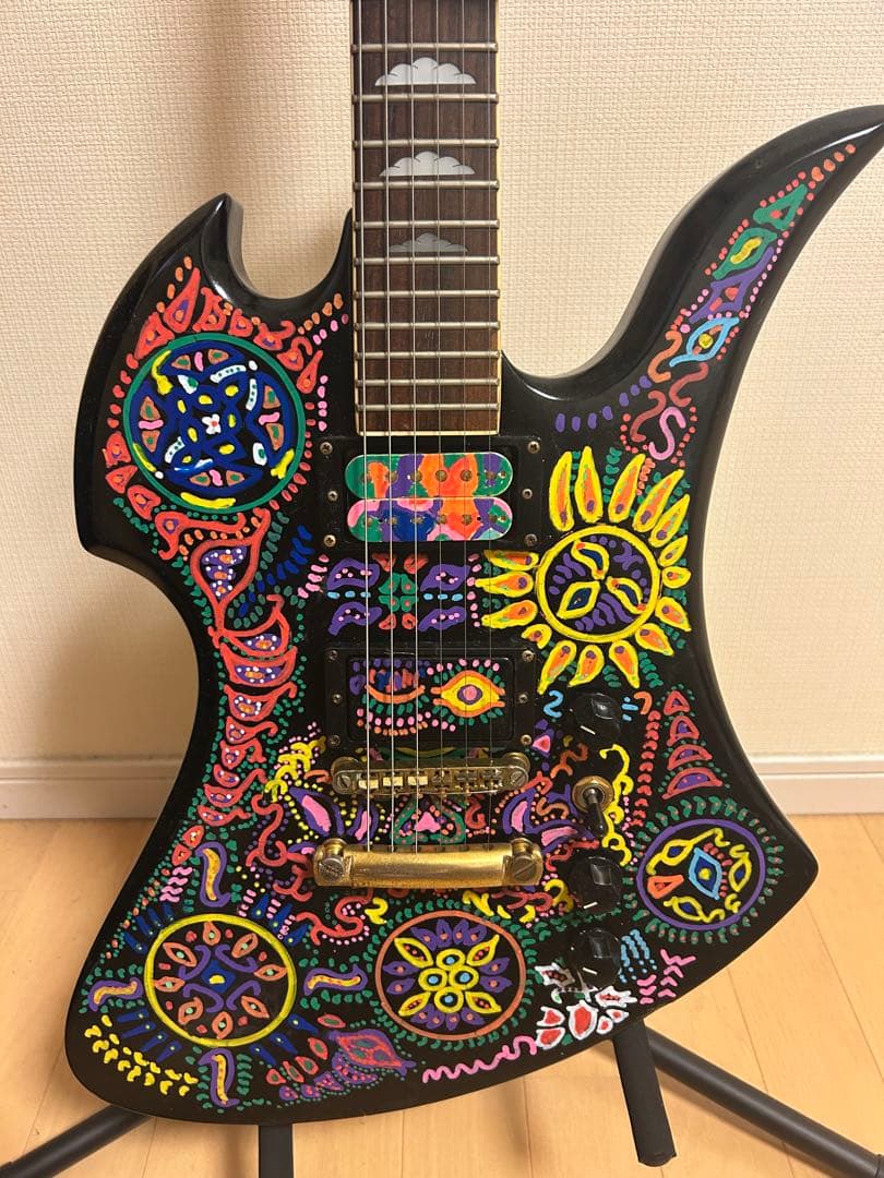 最終価格‼️モッキンバード モデル　サイケペイントギター　hide