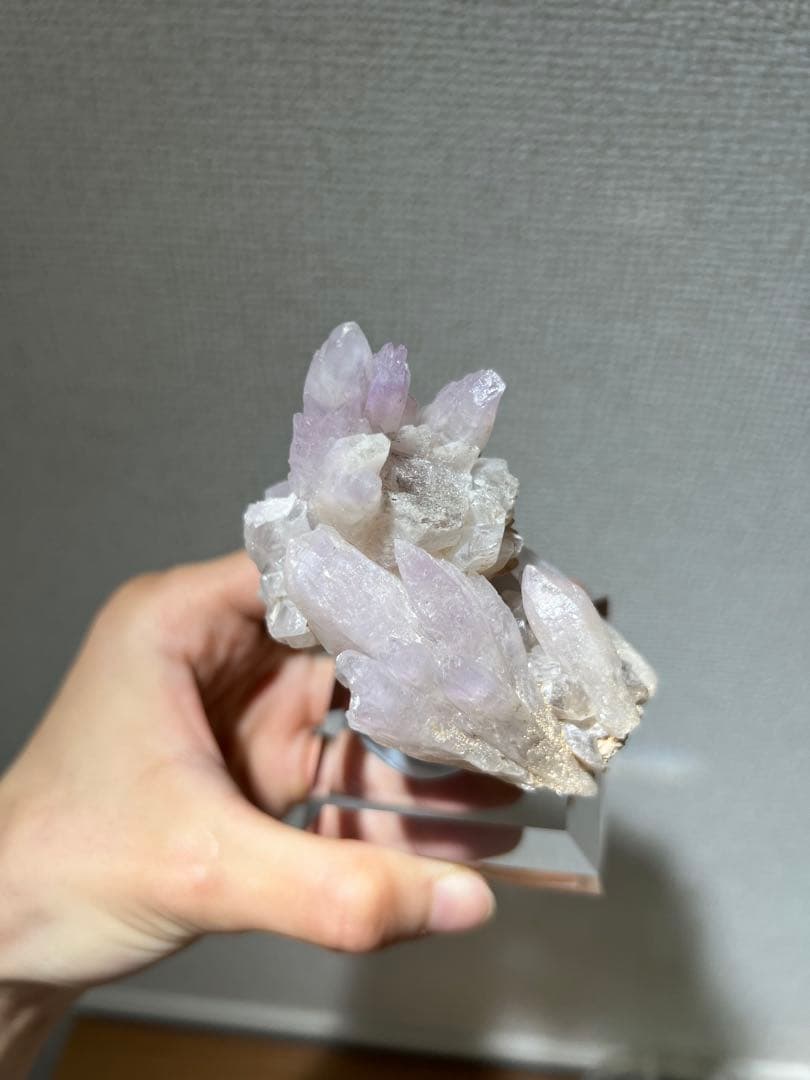 【本日限定】国産鉱物　富井鉱山　紫水晶群晶