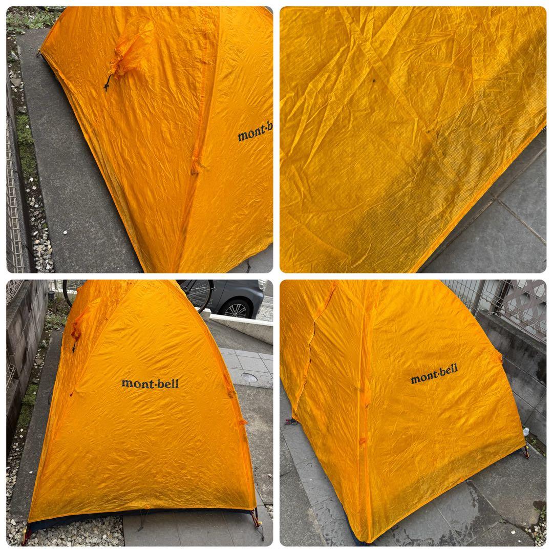 人気モンベル　ステラリッジテント 2型イエロー　山岳テント