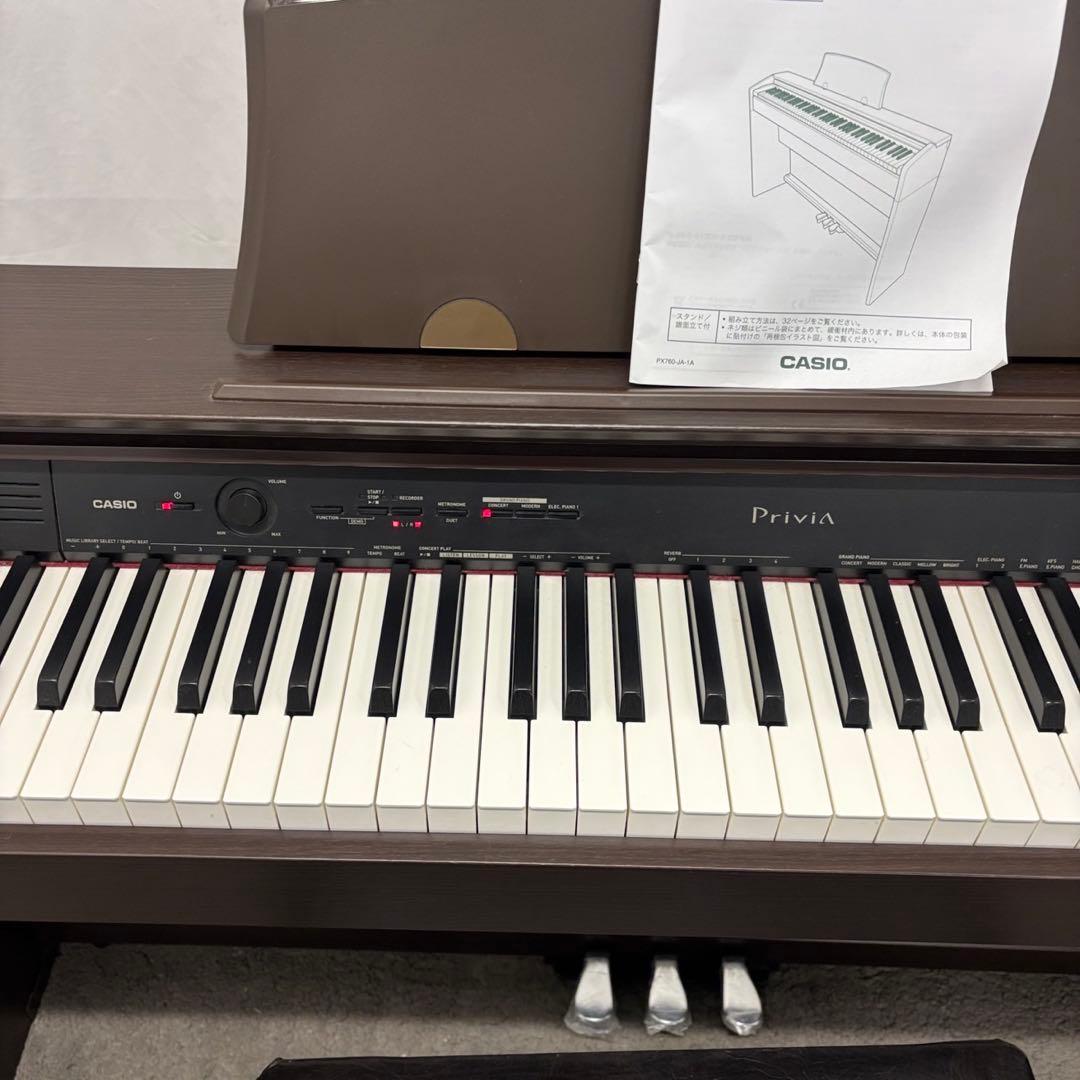 50　電子ピアノ　【神奈川県限定引き取り】　Privia　カシオ　PX-760