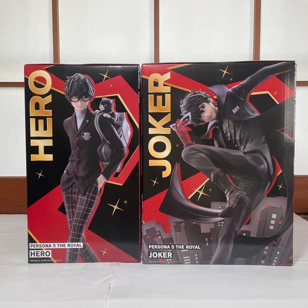 一番くじ　ペルソナ　ラストワン賞　A賞　ジョーカー　主人公　フィギュア