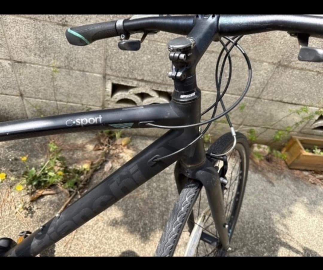 ビアンキ　c-sport クロスバイク ブラック 700C